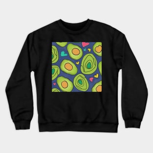 Avocados and Hearts Crewneck Sweatshirt